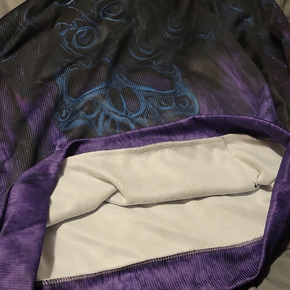 Purple and Black Skull Hoodie - Picture 3 of 3